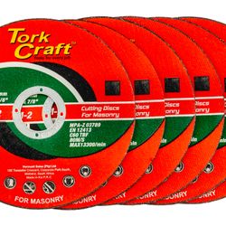 TORK CRAFT 5 + 1 Free Cutting Disc For Masonry 115 X 1.0 X 22.2mm